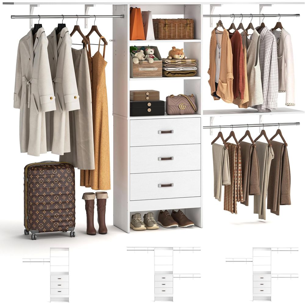 Bedroom Furniture - System szafowy 8T, organizer do szafy