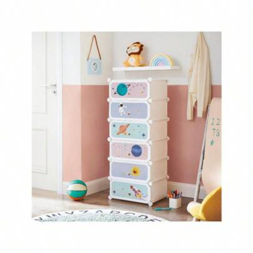 Shoe Rack Cabinet Narrow Entryway - 6-poziomowy regał na buty z drzwiczkami,