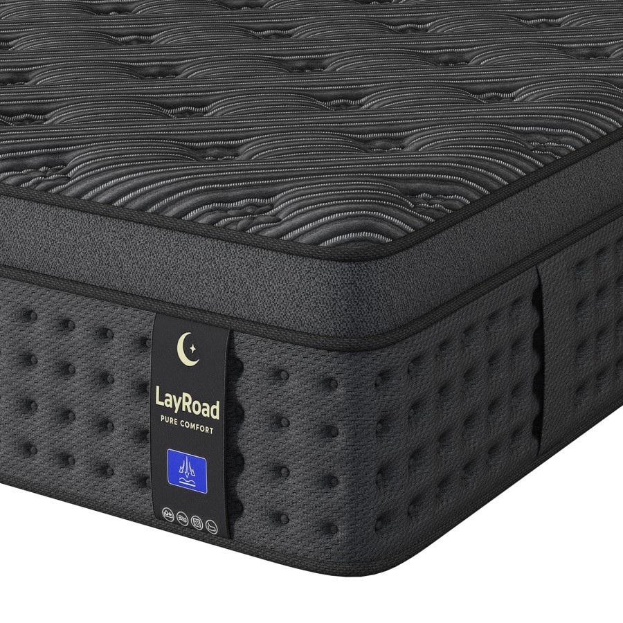 Memory Foam Mattress In A Box Queen - Materac hybrydowy z pianką memory o
