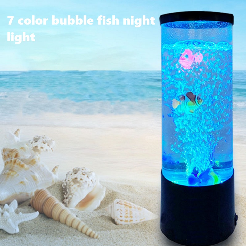 Floating Nightstand With Led Light - Lampka LED na ryby lampka nocna