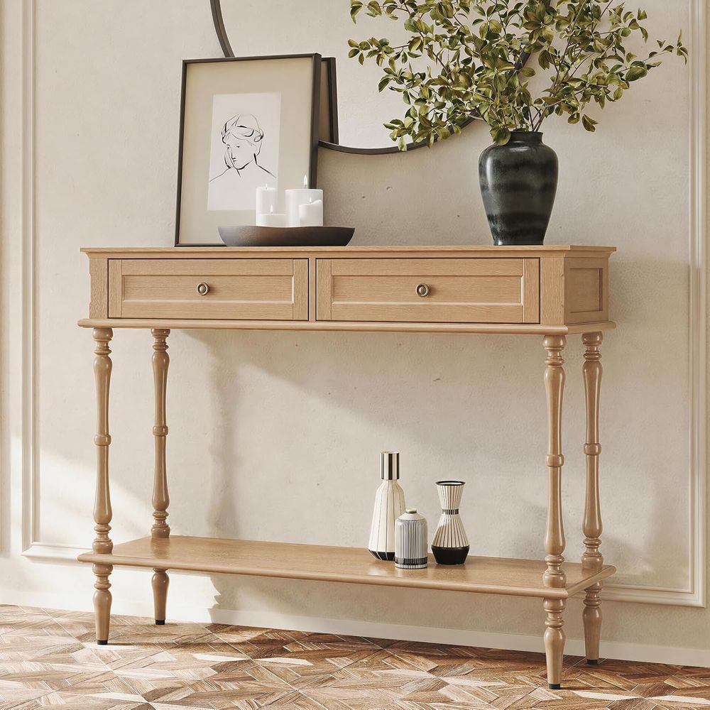 Tables - Minimalistyczny stolik do przedpokoju z szafką