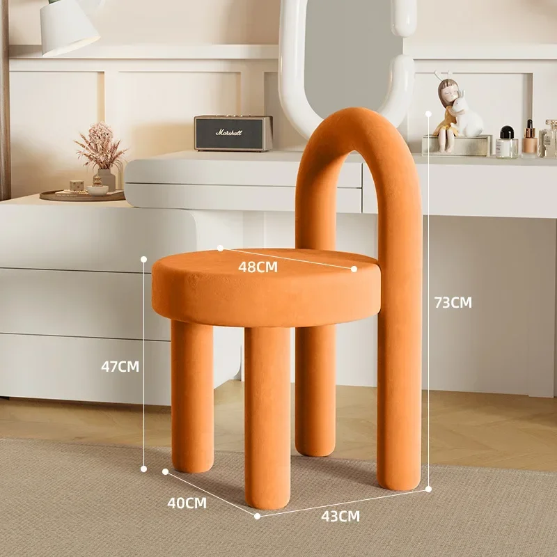 Bedroom Furniture - Stabilny stołek do makijażu, stołek do