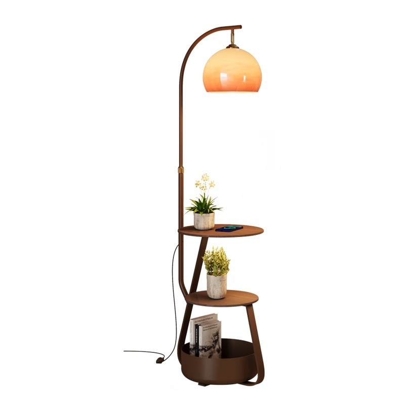 Tables - Lampa podłogowa, antyczny stolik nocny do