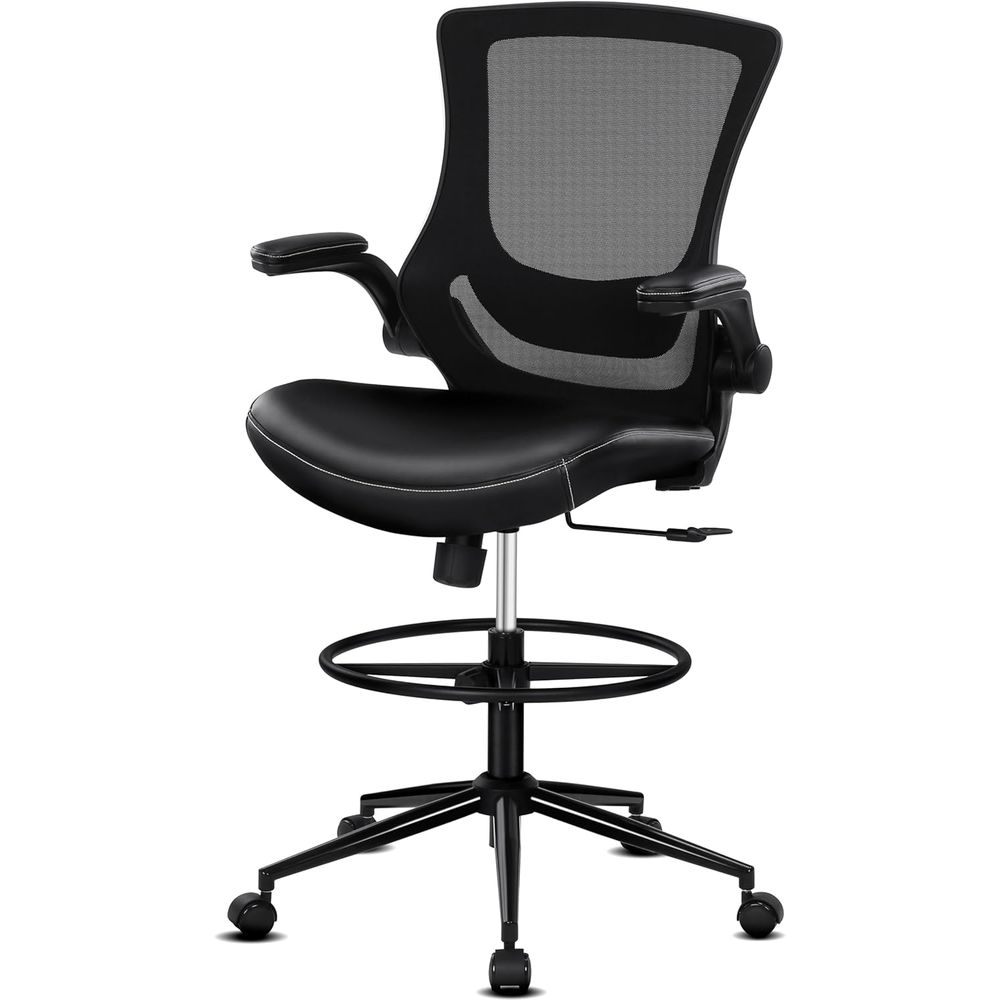 Chairs - Ergonomiczne krzesło biurowe z wysokim oparciem,