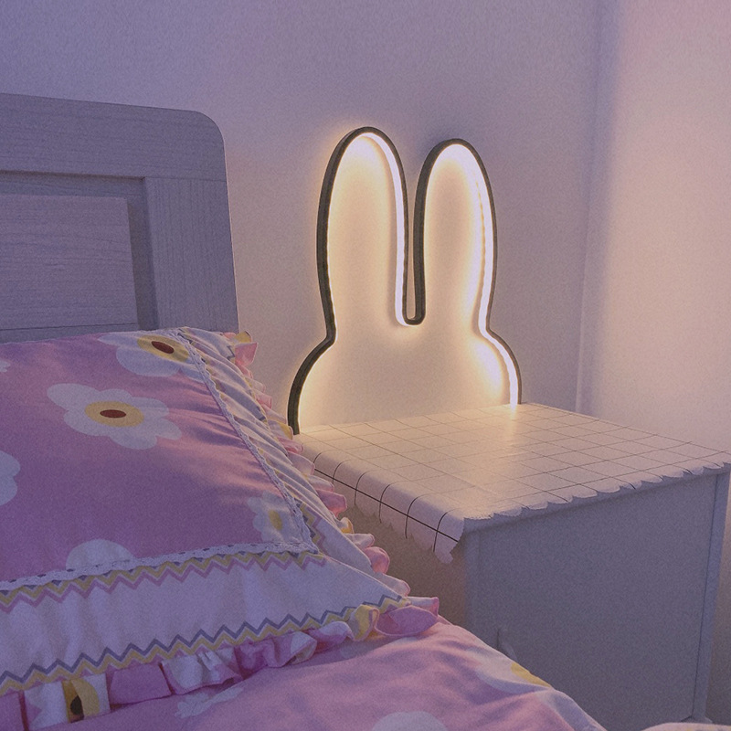 Floating Nightstand With Led Light - Urocze lampki ścienne LED w kształcie
