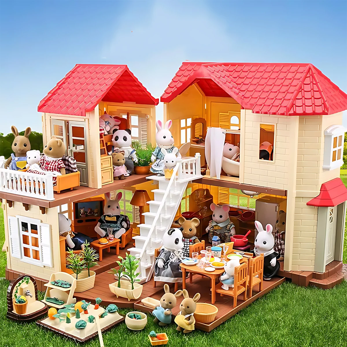 Bedroom Furniture - Miniaturowe meble 1:12 do domku dla