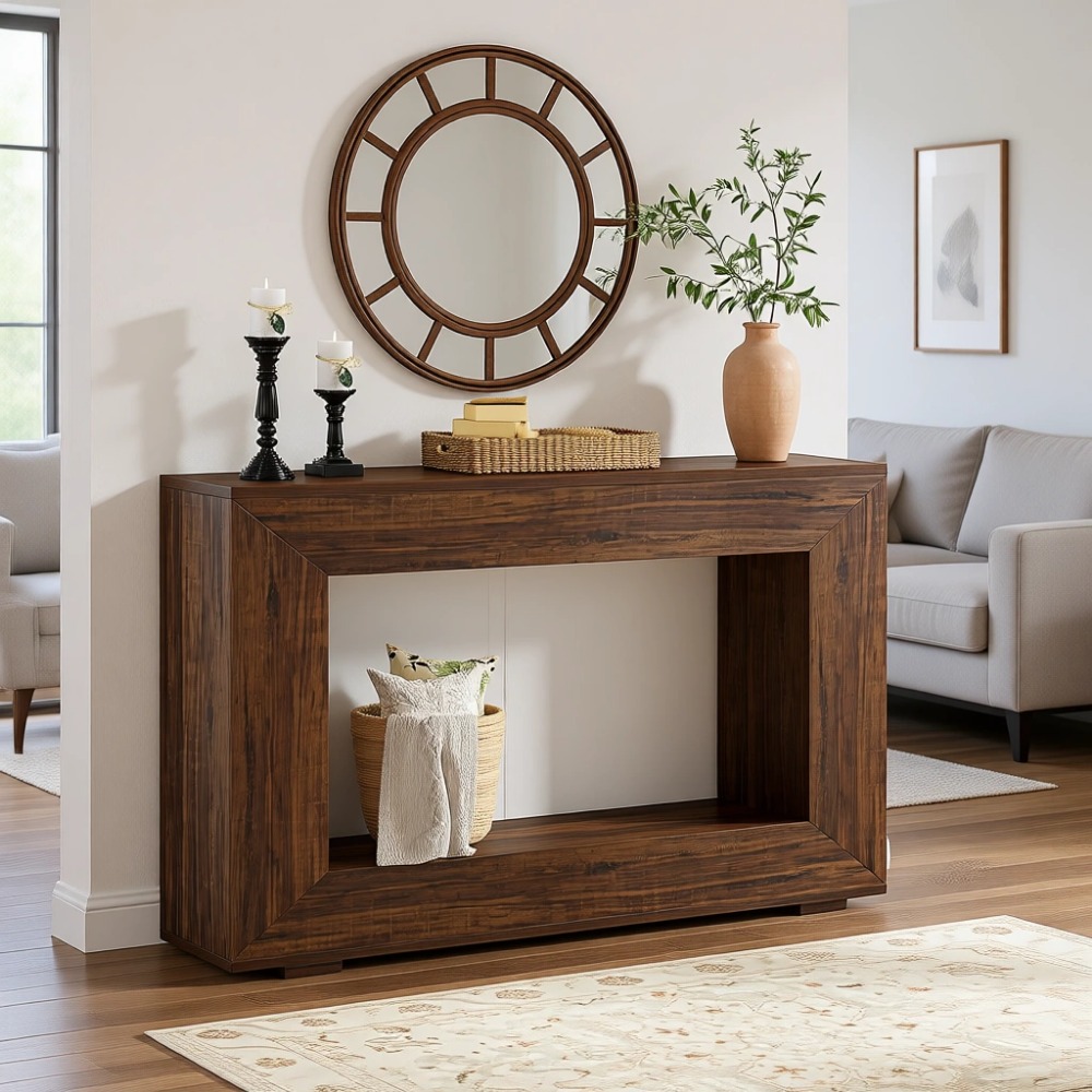 Storage - 47-calowy stolik konsolowy w stylu rustykalnym