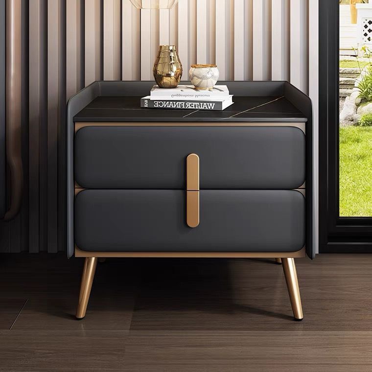 AOLIVIYA Kremowa Szafka Nocna  – Solid Wood Nightstand 2 Drawers recenzja i cena