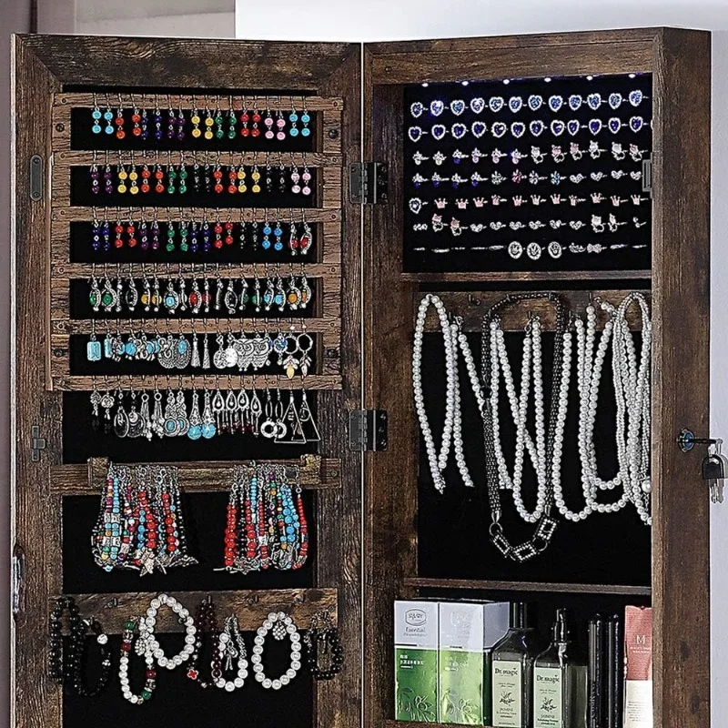 Szafka na biżuterię z lustrem  – Full Length Mirror Jewelry Armoire recenzja i cena