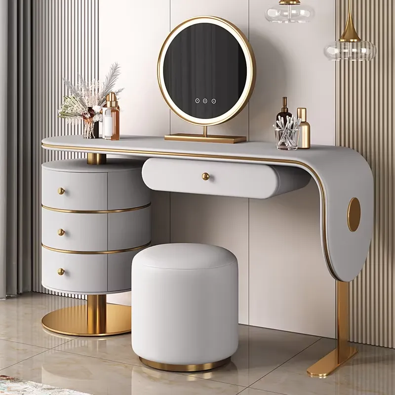 Zestaw toaletki drewnianej wys – Dressing Table Vanity With Lighted Mirror recenzja i cena