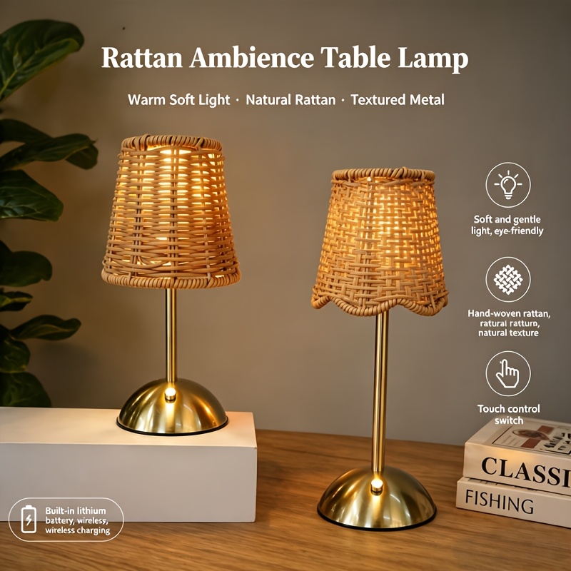 Bohemiczna tkana lampa stołowa – Bedroom Furniture recenzja i cena