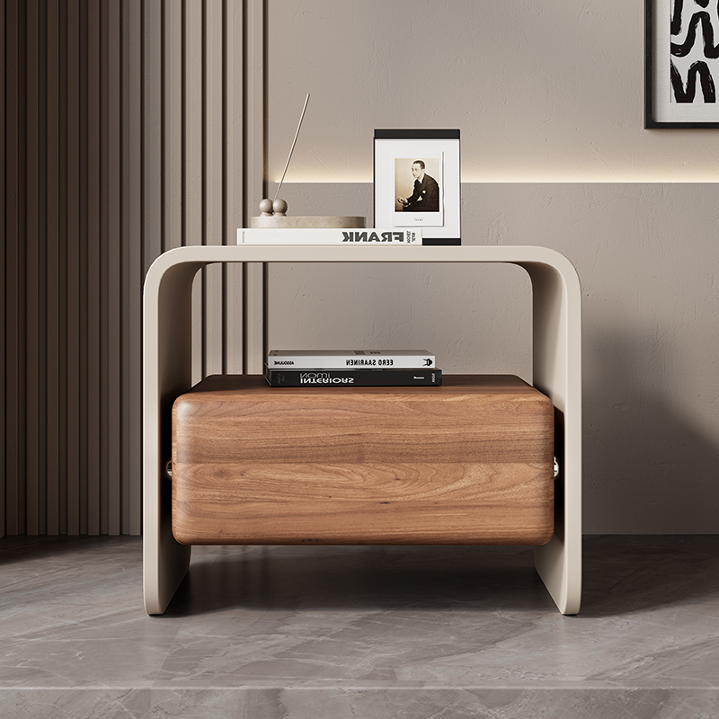 Luksusowe obrotowe szafki nocn – Solid Wood Nightstand 2 Drawers recenzja i cena