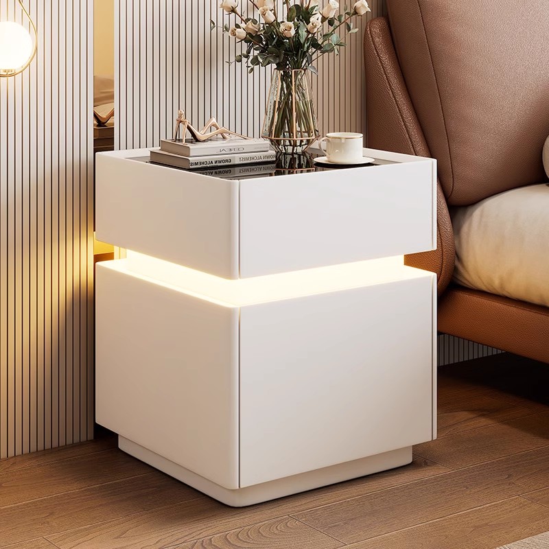 Inteligentny stolik nocny z la – Solid Wood Nightstand 2 Drawers recenzja i cena
