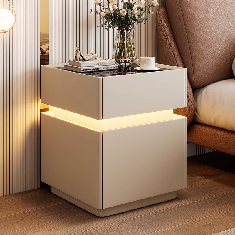 Inteligentny stolik nocny z la – Solid Wood Nightstand 2 Drawers recenzja i cena