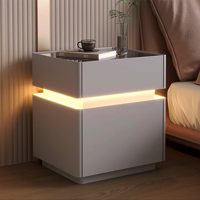 Inteligentny stolik nocny z la – Solid Wood Nightstand 2 Drawers recenzja i cena