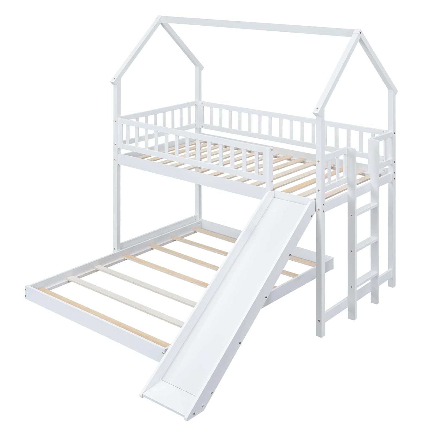 Łóżko piętrowe z drabinką i zj – Bunk Bed With Stairs And Slide recenzja i cena