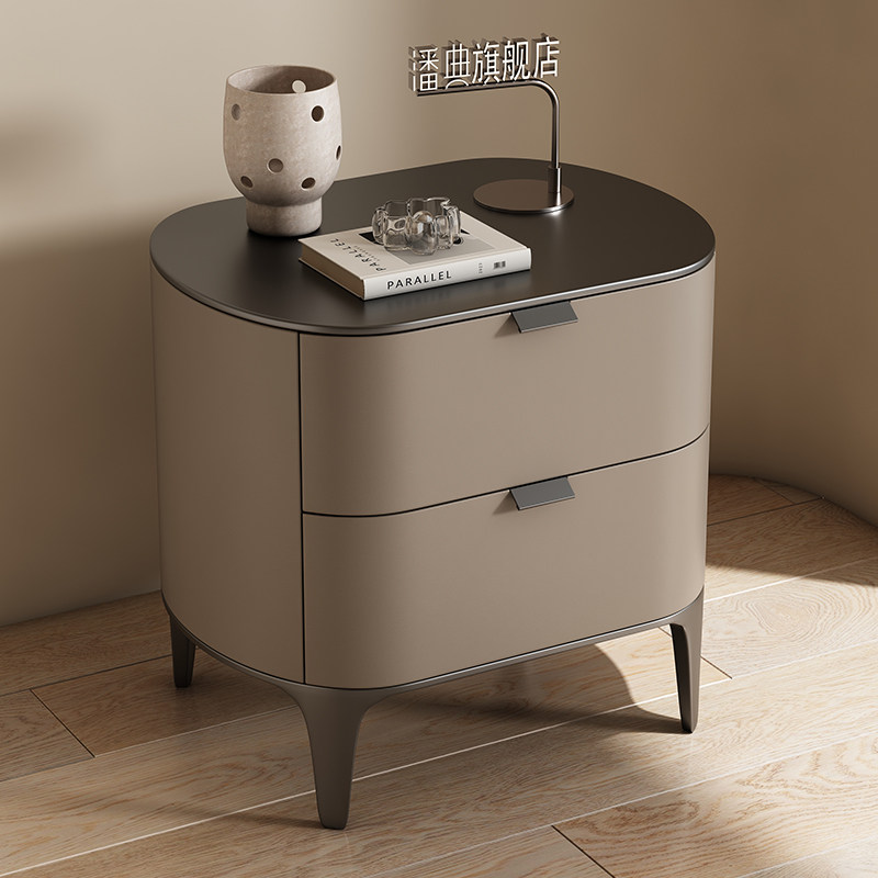 Luksusowe szafki nocne z mikro – Solid Wood Nightstand 2 Drawers recenzja i cena