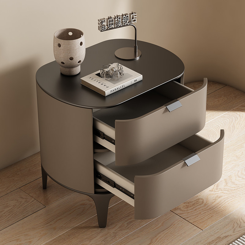 Luksusowe szafki nocne z mikro – Solid Wood Nightstand 2 Drawers recenzja i cena