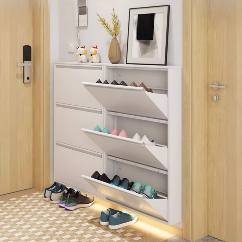 Nowoczesna, wąska szafka na bu – Shoe Rack Cabinet Narrow Entryway recenzja i cena