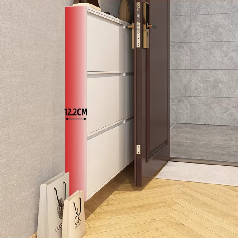 Nowoczesna, wąska szafka na bu – Shoe Rack Cabinet Narrow Entryway recenzja i cena