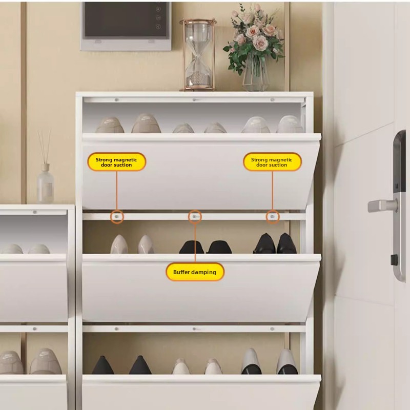 Nowoczesna, wąska szafka na bu – Shoe Rack Cabinet Narrow Entryway recenzja i cena