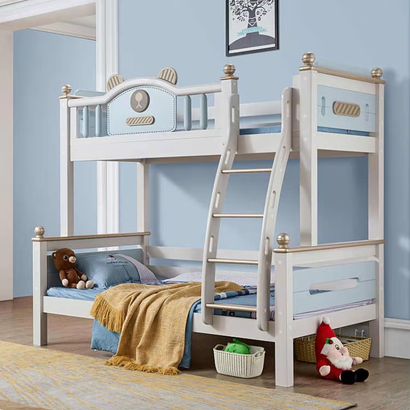 Nowoczesne, proste, wielofunkc – Bunk Bed With Stairs And Slide recenzja i cena