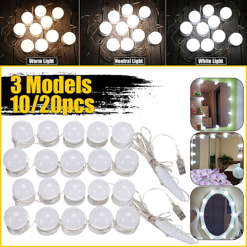 Żarówki LED do lusterka do mak – Dressing Table Vanity With Lighted Mirror recenzja i cena