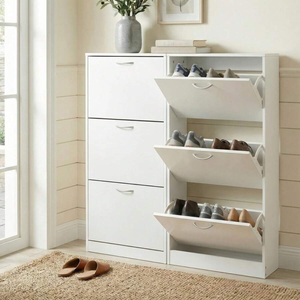 Szafka na buty do przedpokoju, – Shoe Rack Cabinet Narrow Entryway recenzja i cena