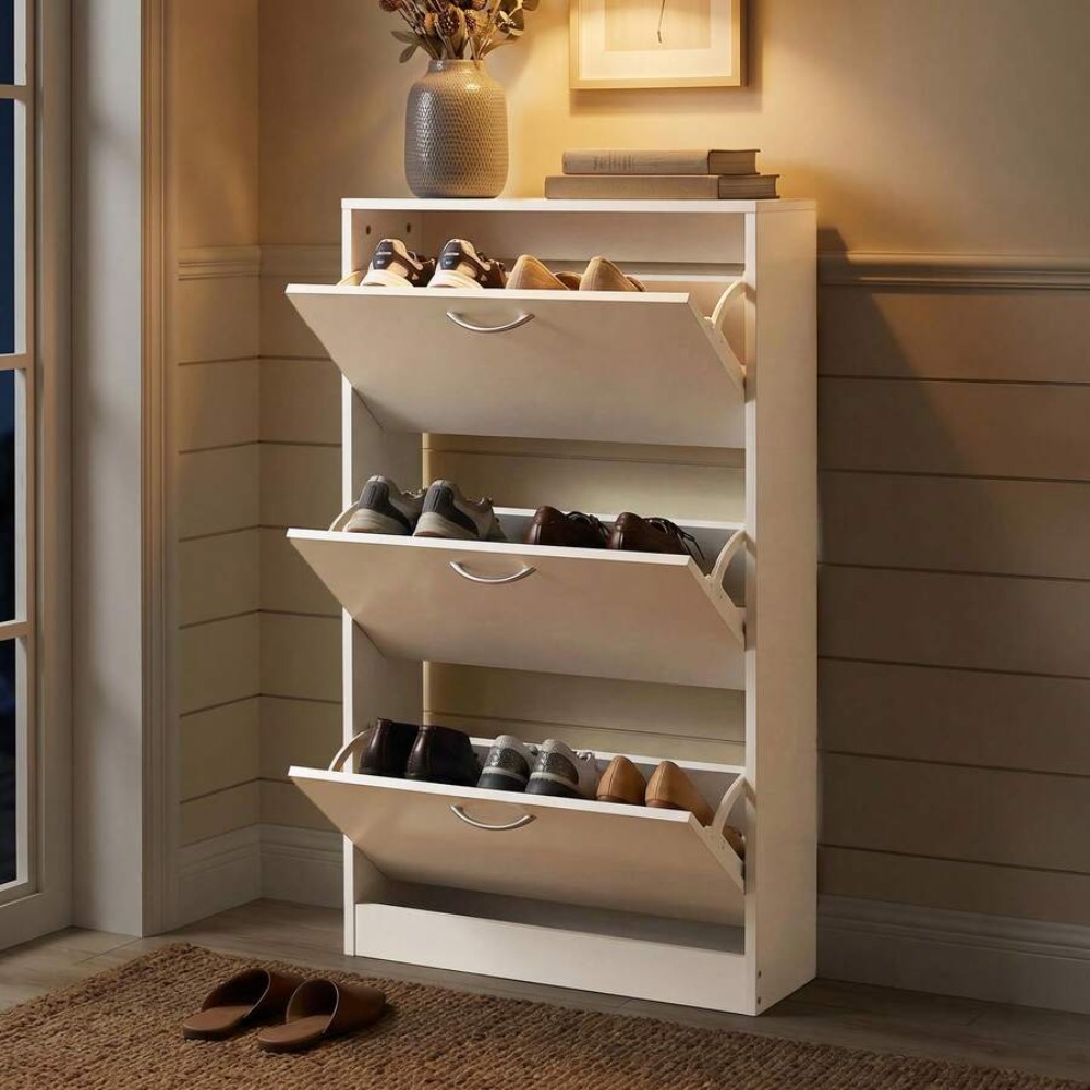 Szafka na buty do przedpokoju, – Shoe Rack Cabinet Narrow Entryway recenzja i cena