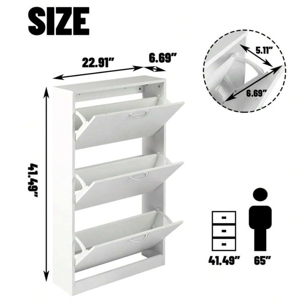 Szafka na buty do przedpokoju, – Shoe Rack Cabinet Narrow Entryway recenzja i cena