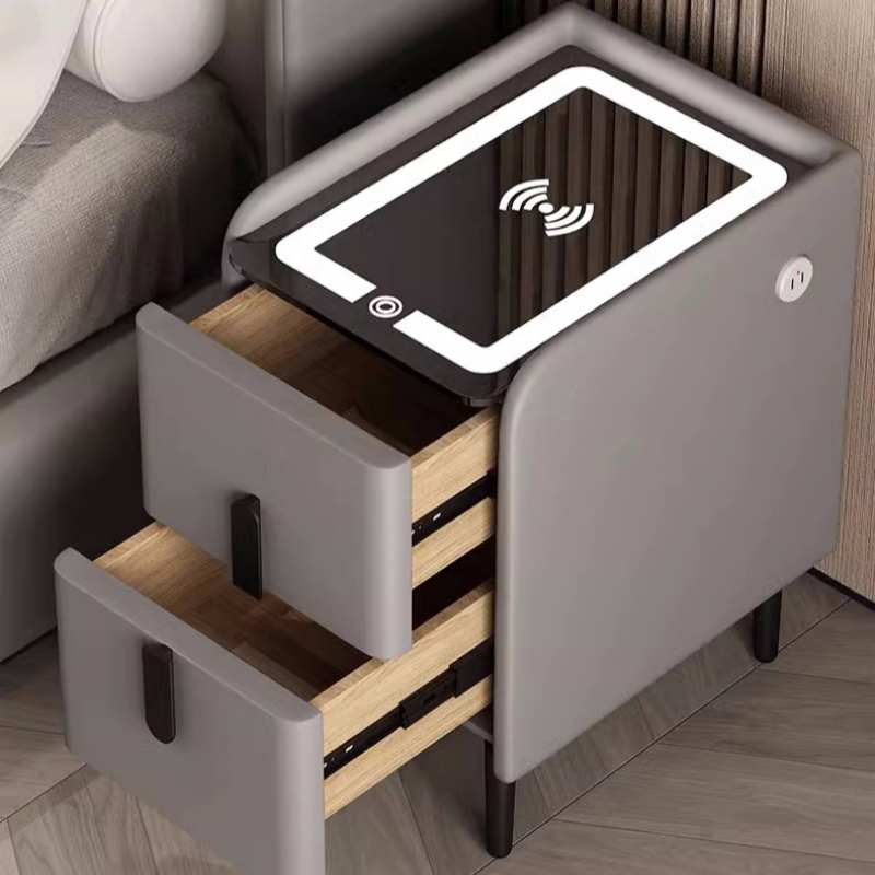 Inteligentny stolik nocny w st – Solid Wood Nightstand 2 Drawers recenzja i cena