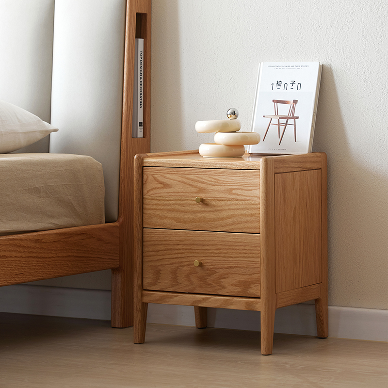 Meble do sypialni z litego dre – Solid Wood Nightstand 2 Drawers recenzja i cena