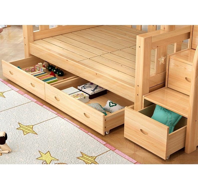 Łóżko piętrowe wielofunkcyjne  – Bunk Bed With Stairs And Slide recenzja i cena