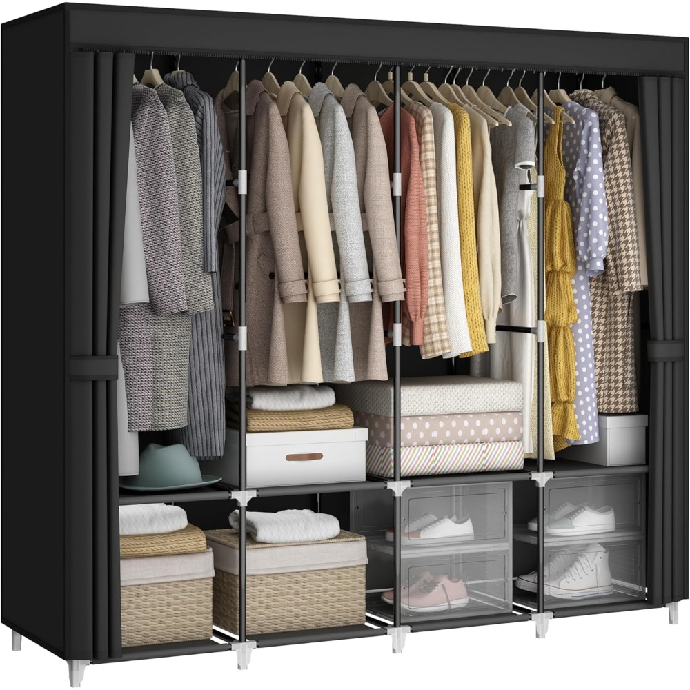 Przenośna szafa na ubrania z w – Wardrobe Closet Portable Fabric Cover recenzja i cena