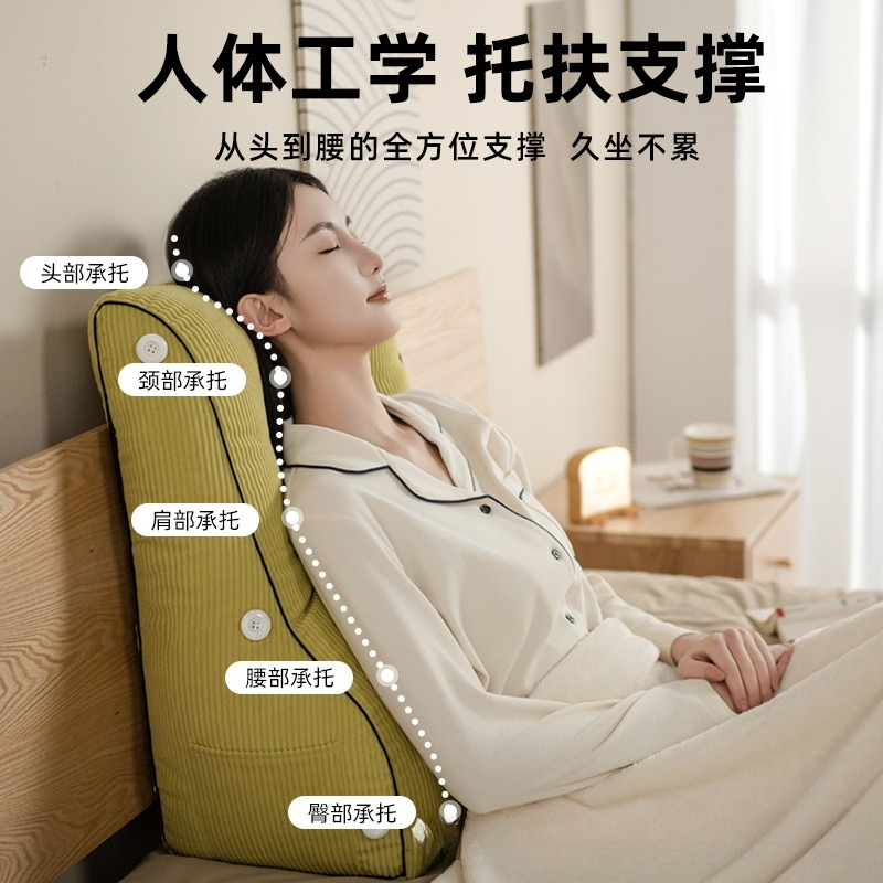 Ochrona lędźwi, poduszka przy  – Headboard Cushion Backrest Tatami recenzja i cena