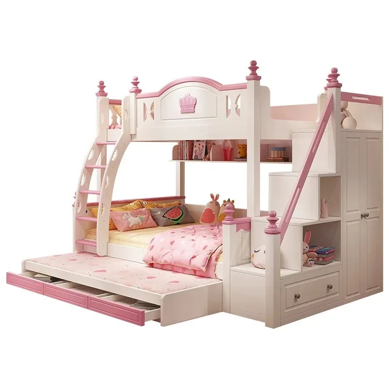 Meble do pokoju dziecięcego Łó – Bunk Bed With Stairs And Slide recenzja i cena