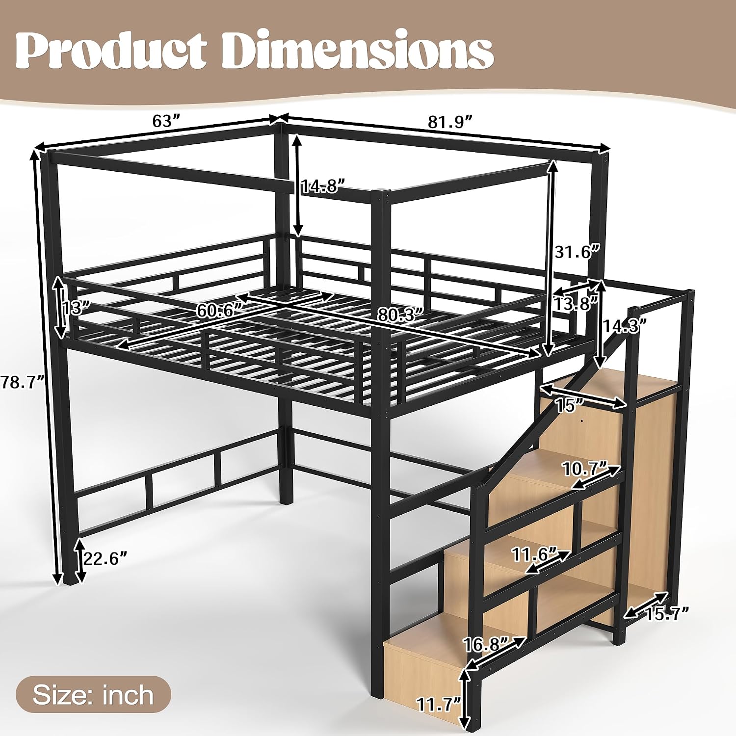 Łóżko na antresoli typu Queen  – Canopy Bed Frame Metal Queen recenzja i cena