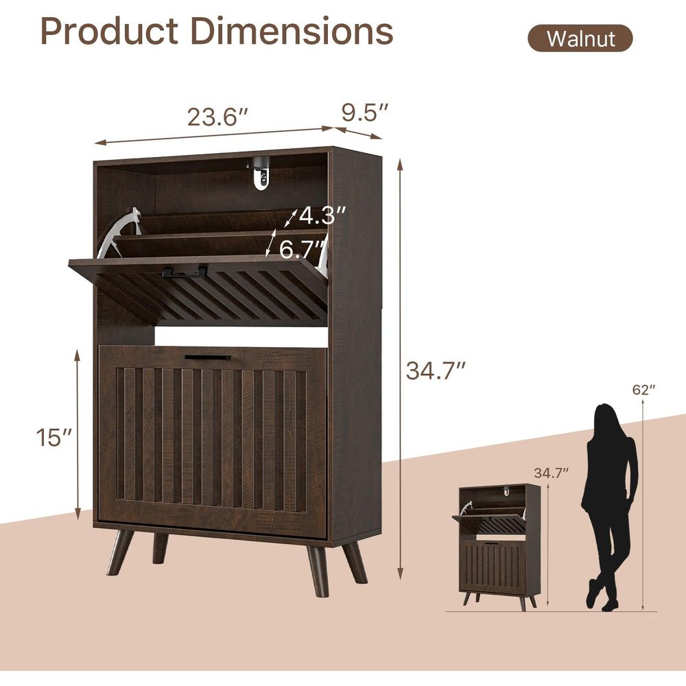 Szafka na buty lub wąska szafk – Shoe Rack Cabinet Narrow Entryway recenzja i cena