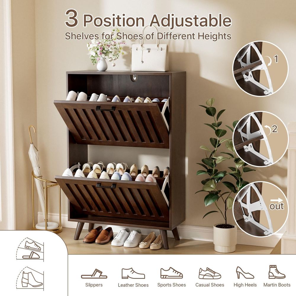 Szafka na buty lub wąska szafk – Shoe Rack Cabinet Narrow Entryway recenzja i cena