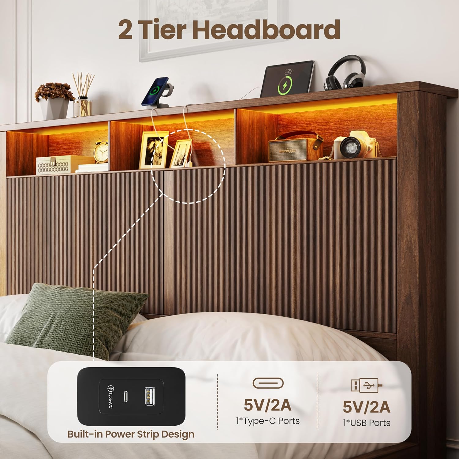 Rama łóżka typu King Size z za – King Size Bed Frame With Storage Drawers recenzja i cena