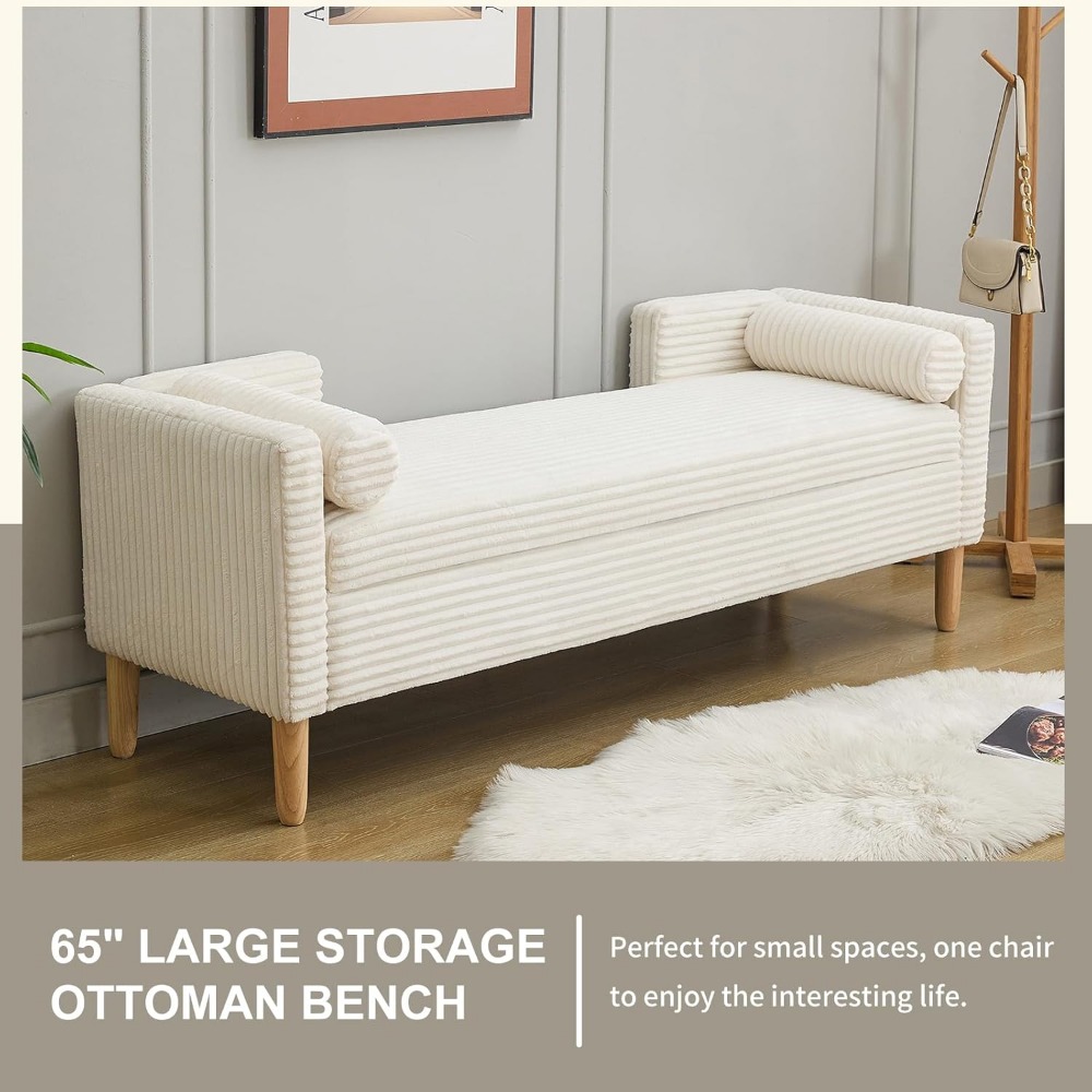 Ławka z drewnianymi nogami, ła – Bedroom Furniture recenzja i cena