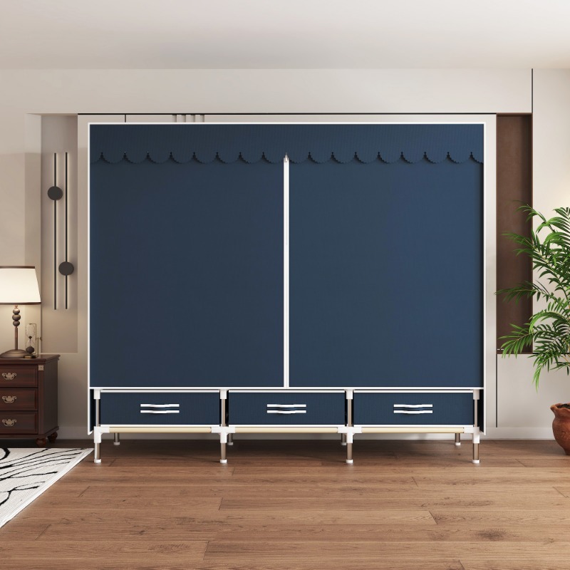 Szafa materiałowa 65 cali z sz – Wardrobe Closet Portable Fabric Cover recenzja i cena