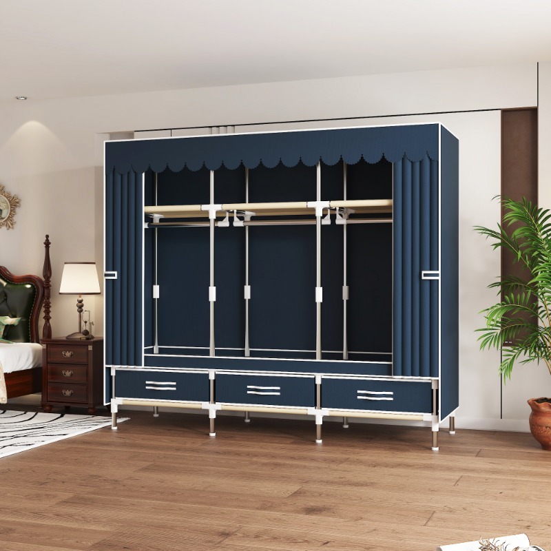 Szafa materiałowa 65 cali z sz – Wardrobe Closet Portable Fabric Cover recenzja i cena