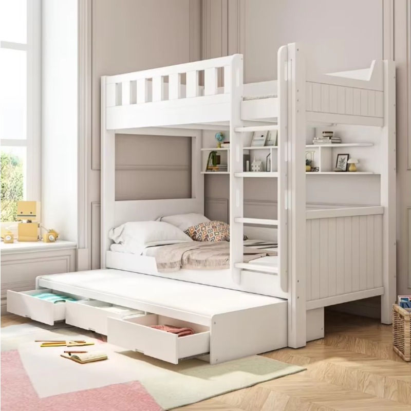 Meble do sypialni dla dzieci Ł – Bunk Bed With Stairs And Slide recenzja i cena