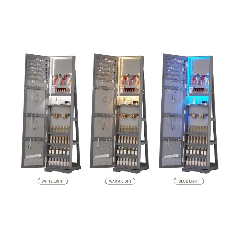 Szafka na biżuterię LED z lust – Full Length Mirror Jewelry Armoire recenzja i cena
