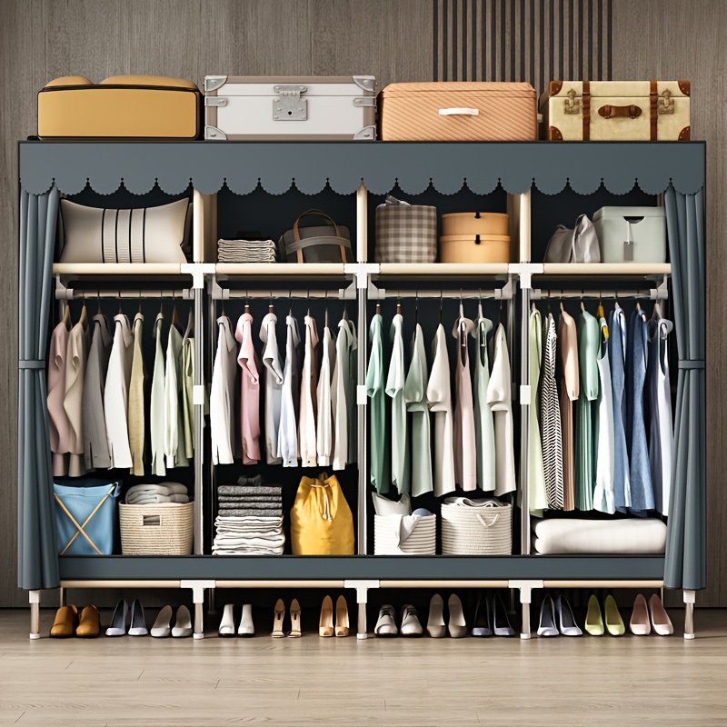 Metalowa szafa przenośna z ram – Wardrobe Closet Portable Fabric Cover recenzja i cena
