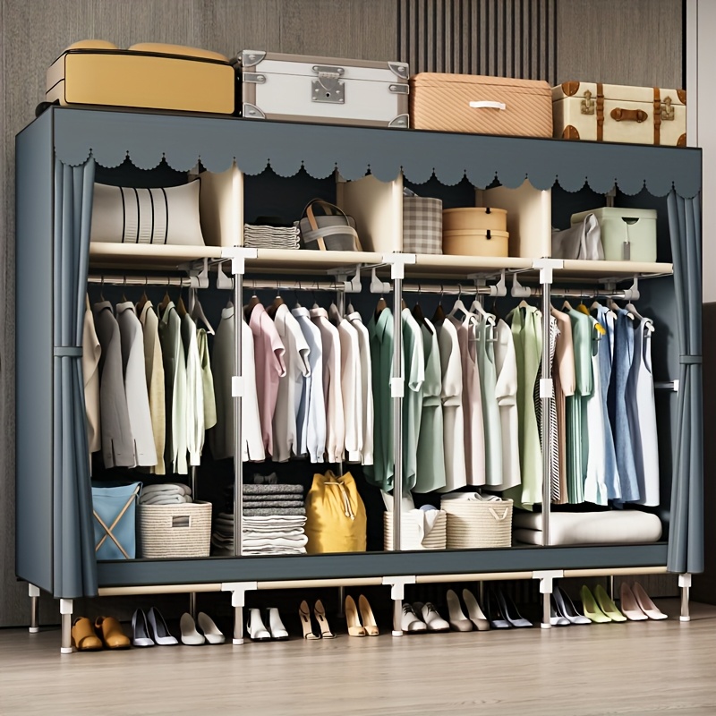 Metalowa szafa przenośna z ram – Wardrobe Closet Portable Fabric Cover recenzja i cena