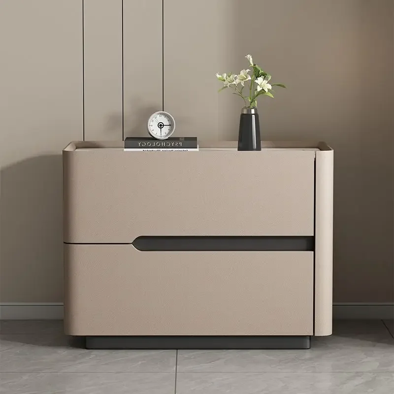 Nordycki współczesny stolik no – Solid Wood Nightstand 2 Drawers recenzja i cena