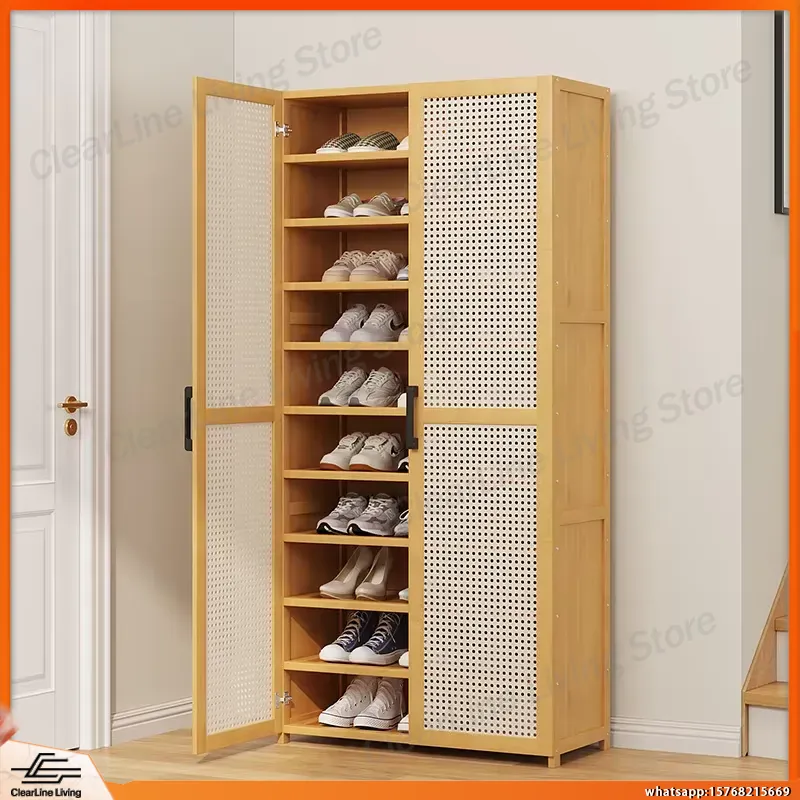 Nowoczesny, wielowarstwowy reg – Shoe Rack Cabinet Narrow Entryway recenzja i cena
