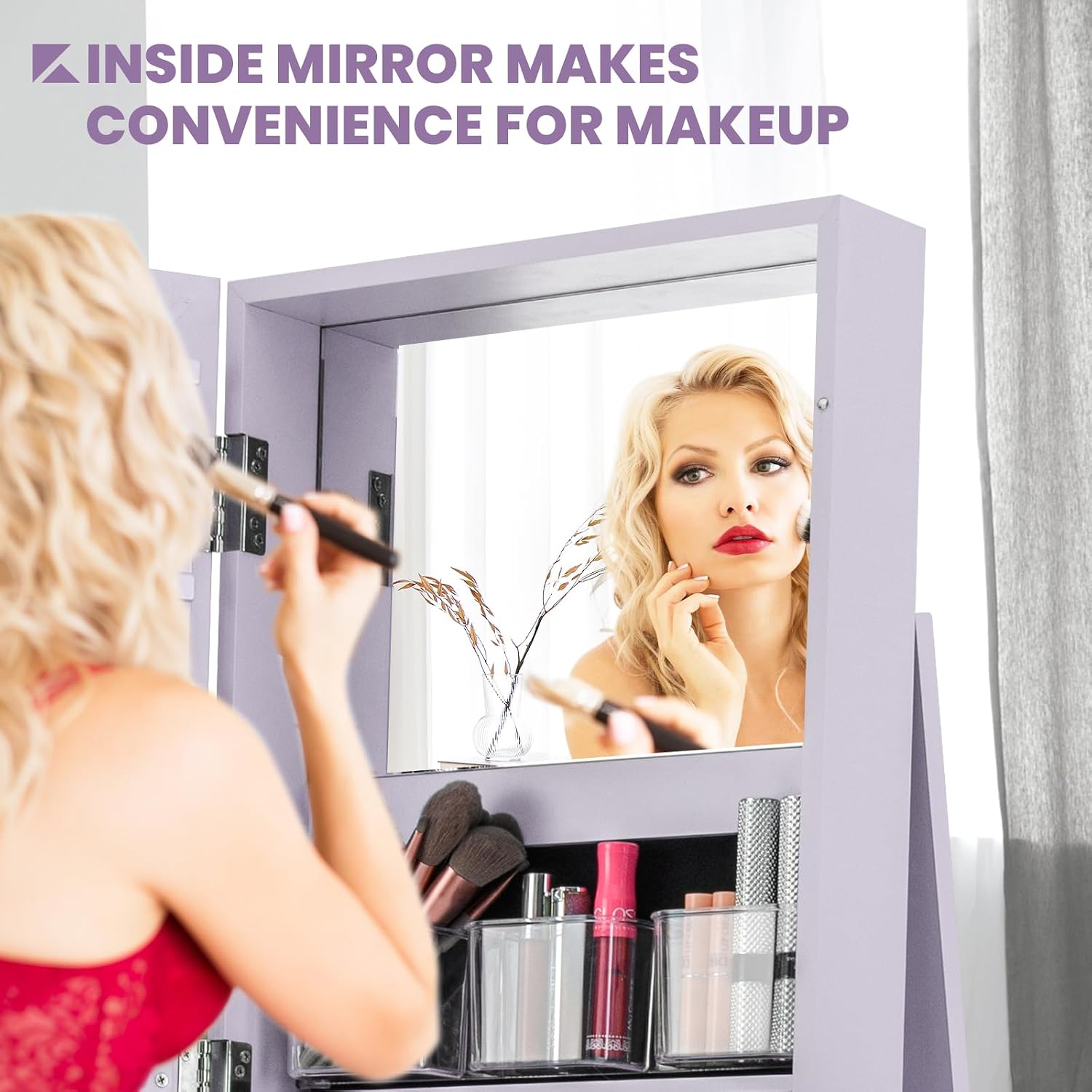 Szafa na biżuterię z obrotowym – Full Length Mirror Jewelry Armoire recenzja i cena